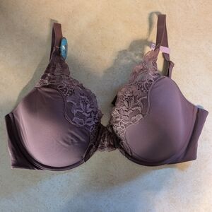 Bali Lace Detail Underwire Bra - Mauve